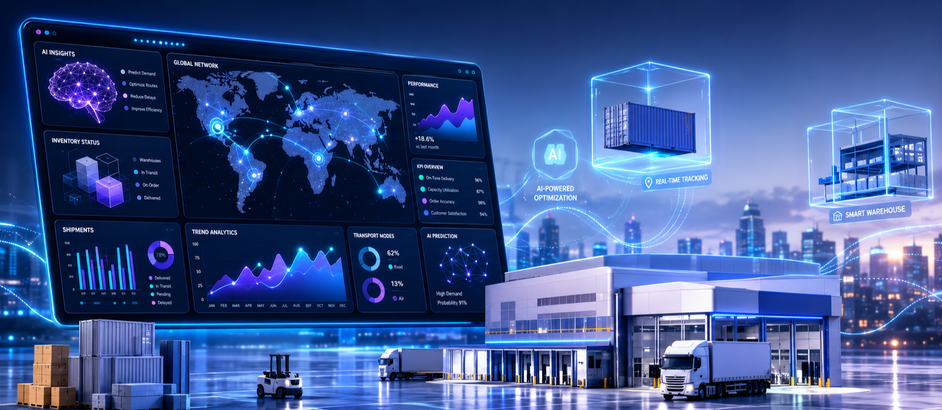 Supply chain AI eBook cover